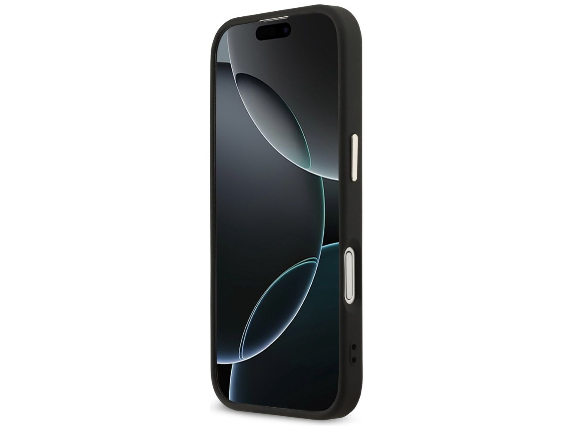 Capa Guess 4G Big 4G Classic Logo para iPhone 17 - Preta e Dourada