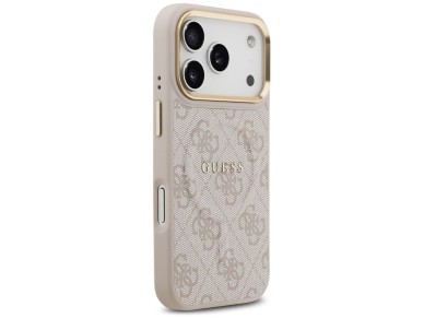 Guess 4G PU Classic Logo MagSafe Case for iPhone 17 Pro - Pink Guess 4G PU Classic Logo MagSafe Case for iPhone 17 Pro - Pink