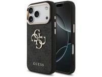 Capa Guess 4G Big 4G Classic Logo para iPhone 17 Pro - Preto e Dourado Capa Guess 4G Big 4G Classic Logo para iPhone 17 Pro - Preto e Dourado