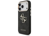 Capa Guess 4G Big 4G Classic Logo para iPhone 17 Pro - Preto e Dourado Capa Guess 4G Big 4G Classic Logo para iPhone 17 Pro - Preto e Dourado