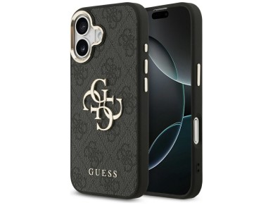 Funda Guess 4G Big 4G Classic Logo para iPhone 17 - Negro y dorado Funda Guess 4G Big 4G Classic Logo para iPhone 17 - Negro y dorado