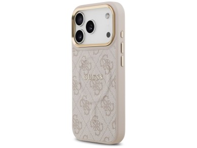 Guess 4G PU Classic Logo MagSafe Case for iPhone 17 Pro - Pink Guess 4G PU Classic Logo MagSafe Case for iPhone 17 Pro - Pink
