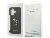 Capa Guess 4G Big 4G Classic Logo para iPhone 17 - Preta e Dourada
