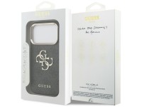 Capa Guess 4G Big 4G Classic Logo para iPhone 17 Pro - Preto e Dourado Capa Guess 4G Big 4G Classic Logo para iPhone 17 Pro - Preto e Dourado