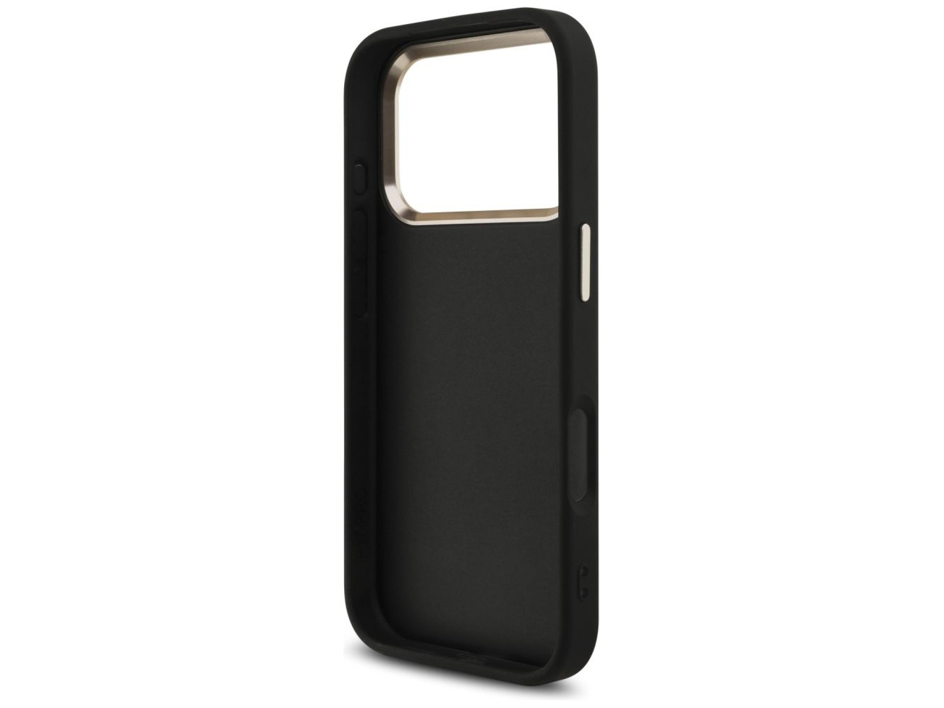 Funda Guess 4G Big 4G Classic Logo para iPhone 17 Pro - Negro y dorado