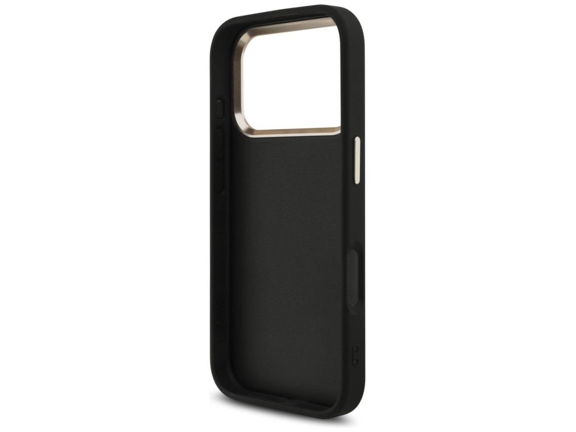 Funda Guess 4G Big 4G Classic Logo para iPhone 17 Pro - Negro y dorado