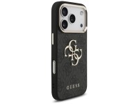 Capa Guess 4G Big 4G Classic Logo para iPhone 17 Pro - Preto e Dourado Capa Guess 4G Big 4G Classic Logo para iPhone 17 Pro - Preto e Dourado
