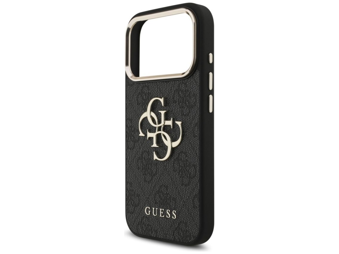 Funda Guess 4G Big 4G Classic Logo para iPhone 17 Pro - Negro y dorado