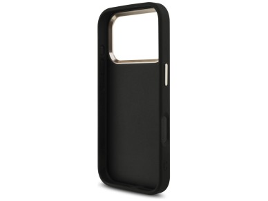 Capa Guess 4G Big 4G Classic Logo para iPhone 17 Pro - Preto e Dourado