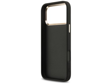 Funda Guess 4G Big 4G Classic Logo para iPhone 17 Pro Max - Negro y dorado
