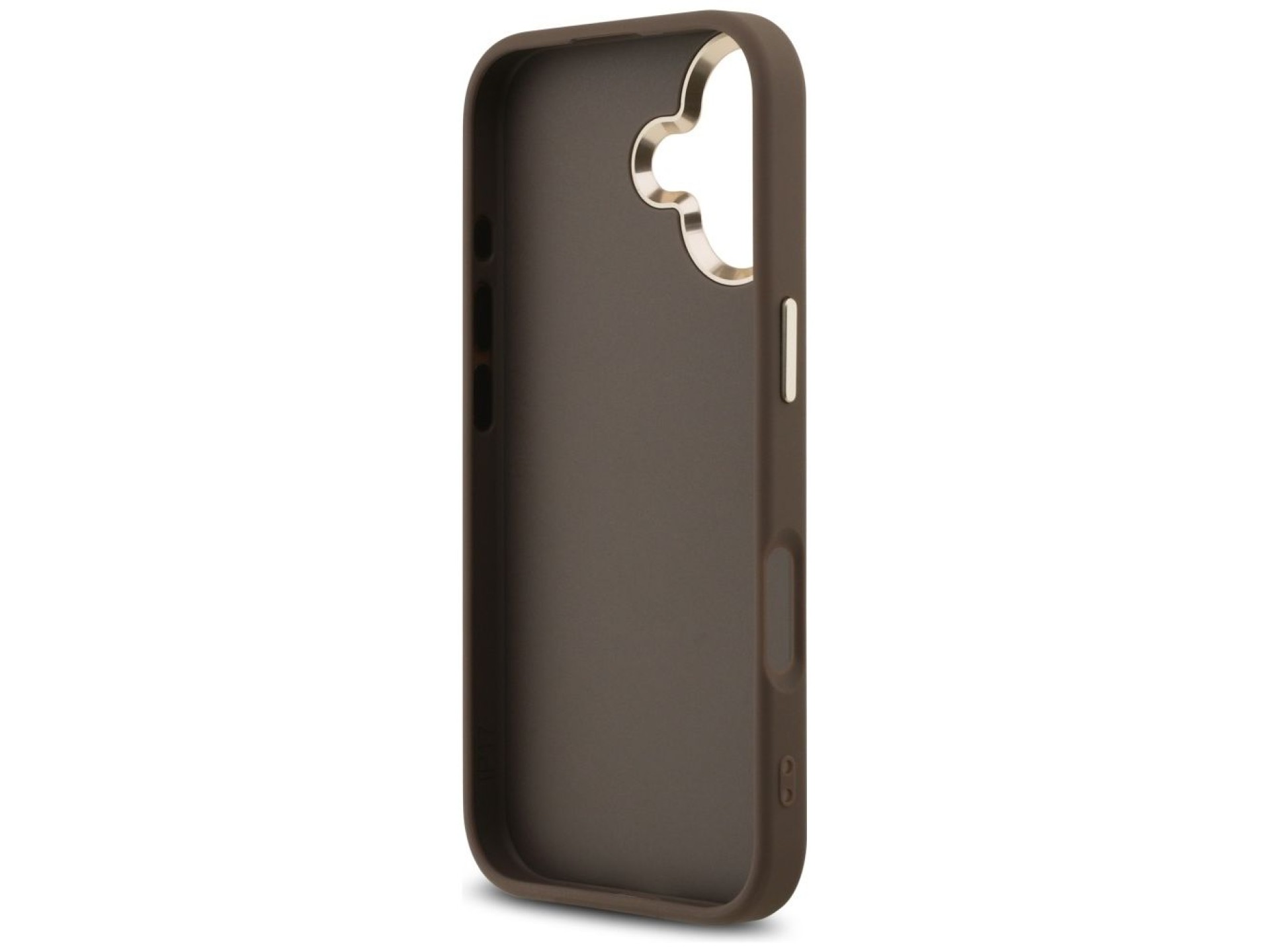 Funda Guess 4G Big 4G Classic Logo para iPhone 17 - Marrón y dorado