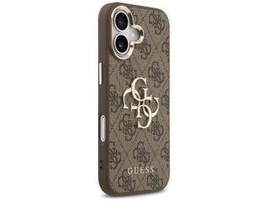 Guess 4G Big 4G Classic Logo Case for iPhone 17 - Brown and Gold Guess 4G Big 4G Classic Logo Case for iPhone 17 - Brown and Gold
