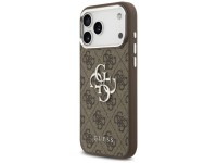 Guess 4G Big 4G Classic Logo Case for iPhone 17 Pro Max Brown - Silver Guess 4G Big 4G Classic Logo Case for iPhone 17 Pro Max Brown - Silver