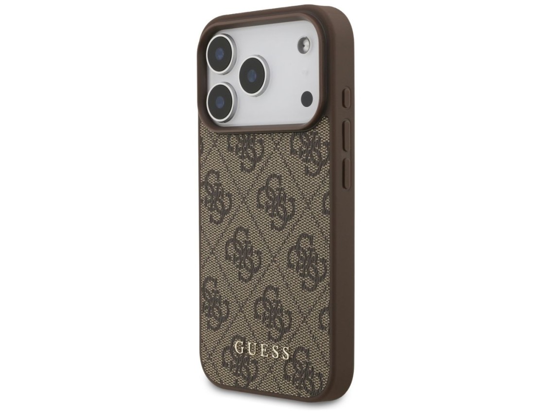 Capa Guess 4G Classic para iPhone 17 Pro - Marrom