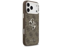 Guess 4G Big 4G Classic Logo Case for iPhone 17 Pro Max Brown - Silver Guess 4G Big 4G Classic Logo Case for iPhone 17 Pro Max Brown - Silver