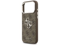 Guess 4G Big 4G Classic Logo Case for iPhone 17 Pro Max Brown - Silver Guess 4G Big 4G Classic Logo Case for iPhone 17 Pro Max Brown - Silver