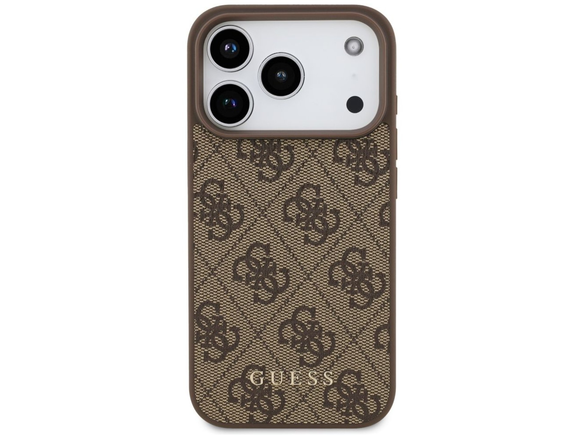 Capa Guess 4G Classic para iPhone 17 Pro - Marrom