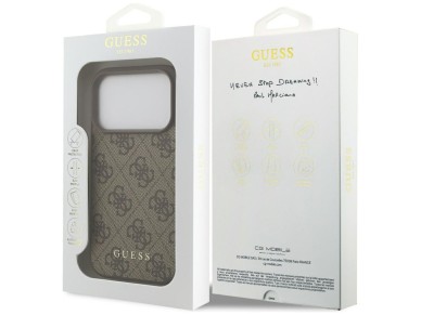 Guess 4G Classic Case for iPhone 17 Pro - Brown Guess 4G Classic Case for iPhone 17 Pro - Brown