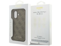 Capa Guess 4G Classic para iPhone 17 - Marrom Capa Guess 4G Classic para iPhone 17 - Marrom