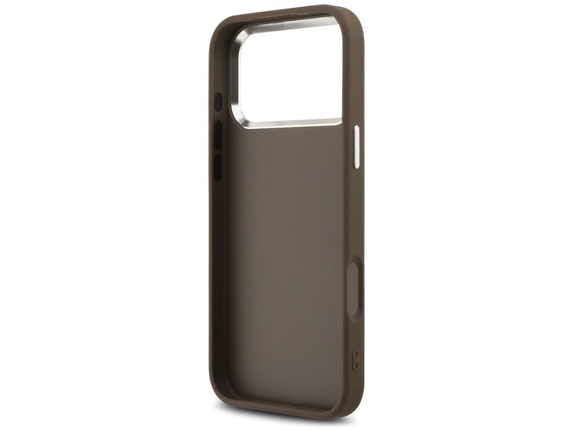 Capa Guess 4G Big 4G Classic Logo para iPhone 17 Pro Max Marrom - Prata