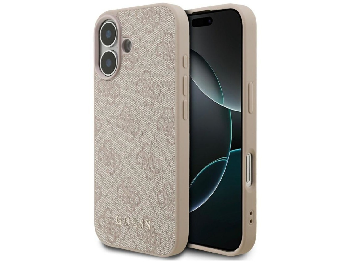 Capa Guess 4G Classic para iPhone 17 - Rosa