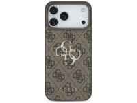 Capa Guess 4G com logo grande para iPhone 17 Pro Max - Marrom Capa Guess 4G com logo grande para iPhone 17 Pro Max - Marrom