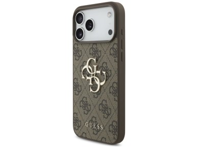 Guess 4G Big Logo Case for iPhone 17 Pro Max - Brown