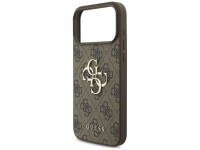 Capa Guess 4G com logo grande para iPhone 17 Pro Max - Marrom Capa Guess 4G com logo grande para iPhone 17 Pro Max - Marrom
