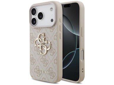 Guess 4G Big Logo Case for iPhone 17 Pro - Pink