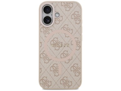 Guess 4G Ring Classic Logo MagSafe Case for iPhone 17 - Pink