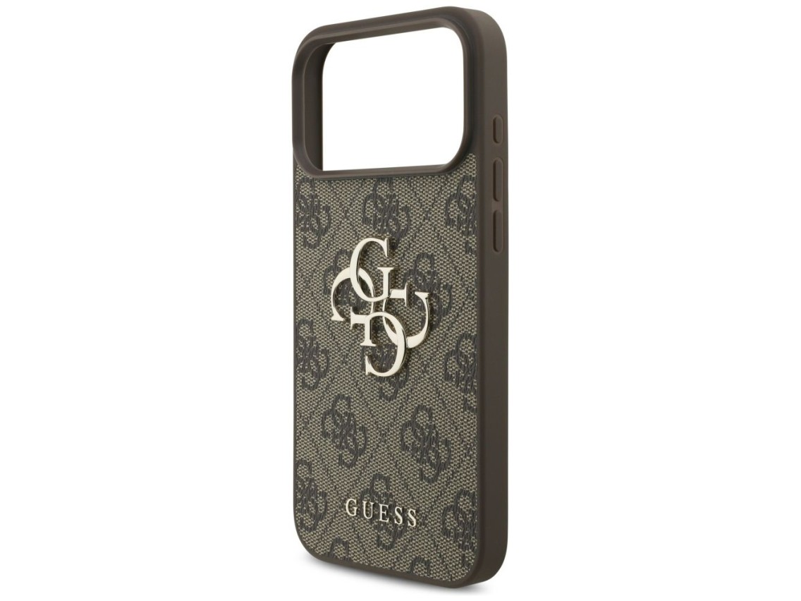 Guess 4G Big Logo Case for iPhone 17 Pro Max - Brown