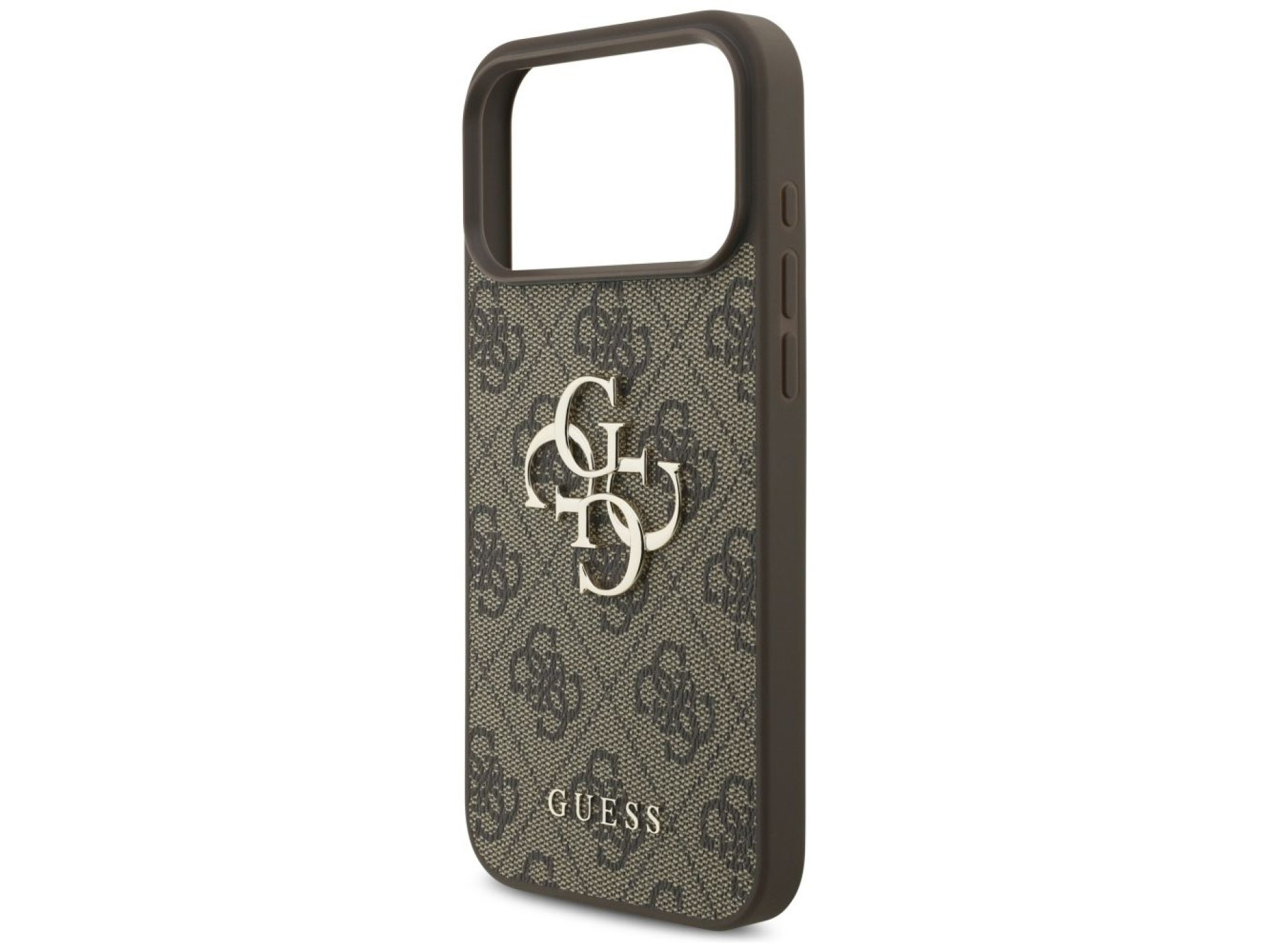 Guess 4G Big Logo Case for iPhone 17 Pro Max - Brown