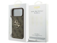Capa Guess 4G com logo grande para iPhone 17 Pro Max - Marrom Capa Guess 4G com logo grande para iPhone 17 Pro Max - Marrom