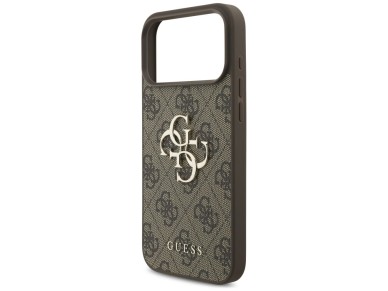 Guess 4G Big Logo Case for iPhone 17 Pro Max - Brown