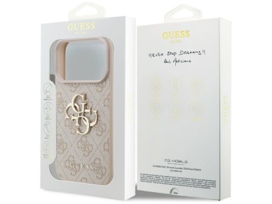 Guess 4G Big Logo Case for iPhone 17 Pro - Pink Guess 4G Big Logo Case for iPhone 17 Pro - Pink
