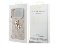 Capa Guess 4G com logo grande para iPhone 17 Pro - Rosa