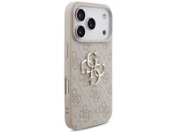 Capa Guess 4G com logo grande para iPhone 17 Pro - Rosa