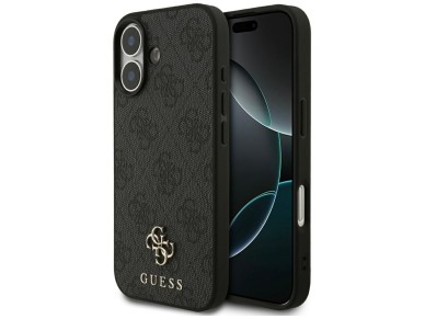 Funda Guess 4G Small Classic Logo MagSafe para iPhone 17 - negra