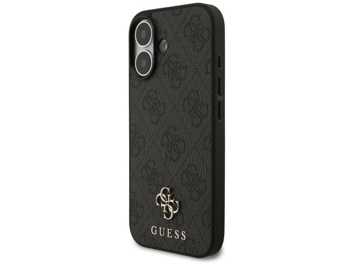 Capa MagSafe Guess 4G Small Classic Logo para iPhone 17 - preta