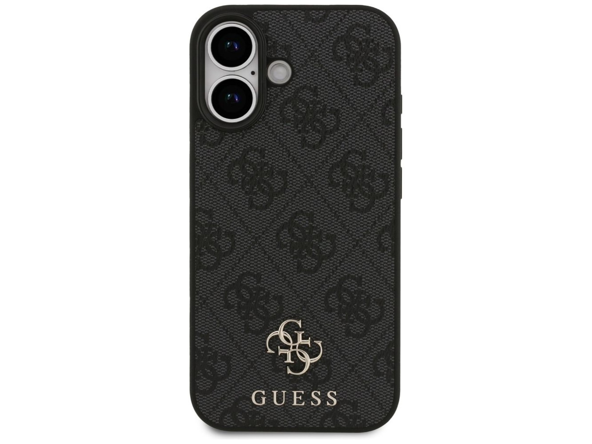 Capa MagSafe Guess 4G Small Classic Logo para iPhone 17 - preta