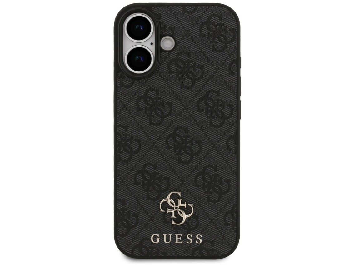 Capa MagSafe Guess 4G Small Classic Logo para iPhone 17 - preta