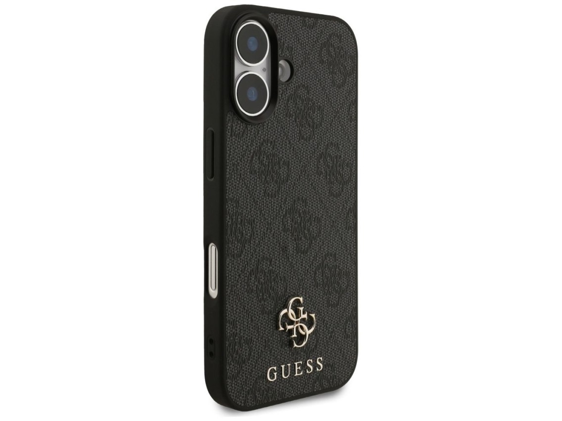 Capa MagSafe Guess 4G Small Classic Logo para iPhone 17 - preta