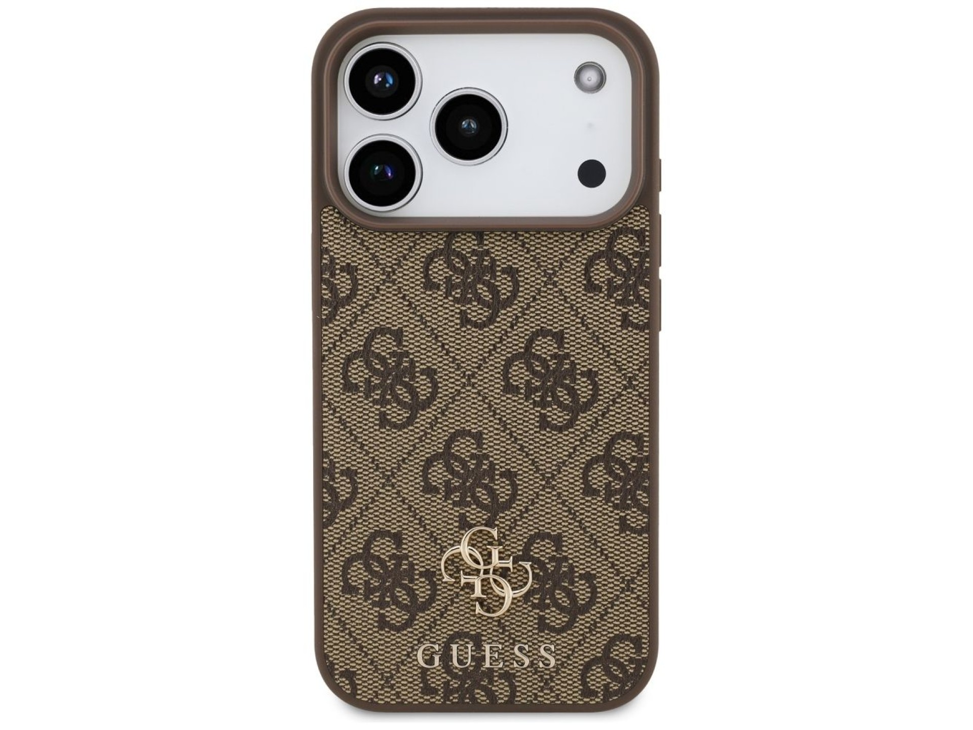 Capa Guess 4G Small Classic Logo MagSafe para iPhone 17 Pro - marrom