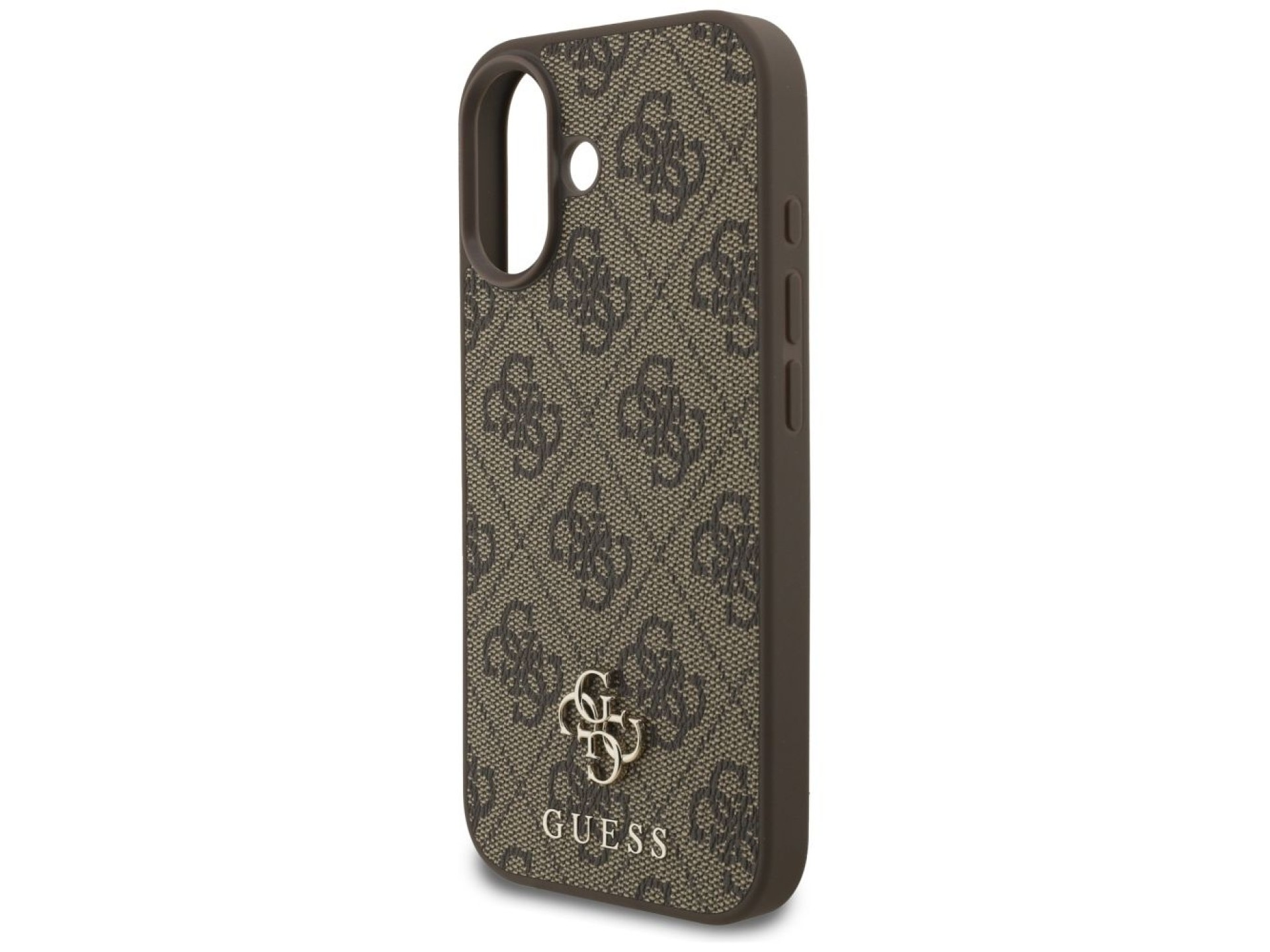 Funda Guess 4G pequeña con logo clásico y MagSafe para iPhone 17 - Marrón