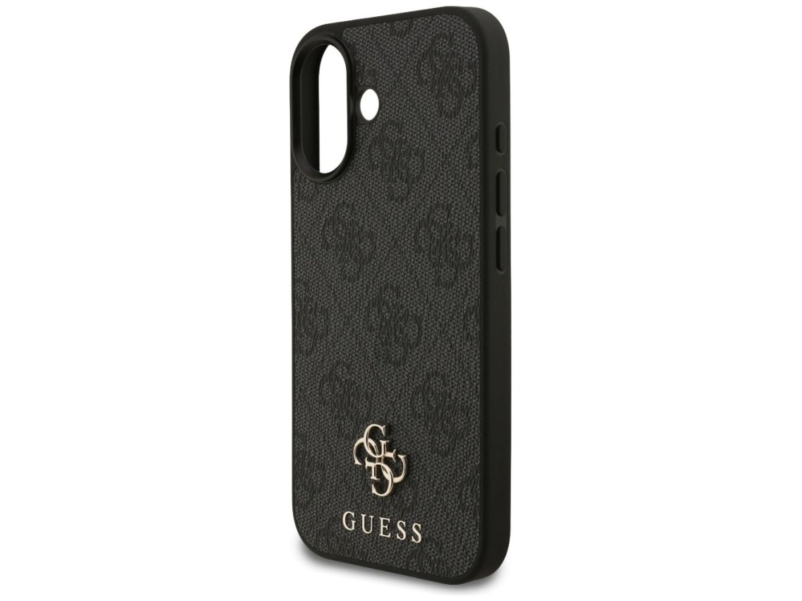 Capa MagSafe Guess 4G Small Classic Logo para iPhone 17 - preta