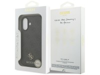 Capa MagSafe Guess 4G Small Classic Logo para iPhone 17 - preta Capa MagSafe Guess 4G Small Classic Logo para iPhone 17 - preta