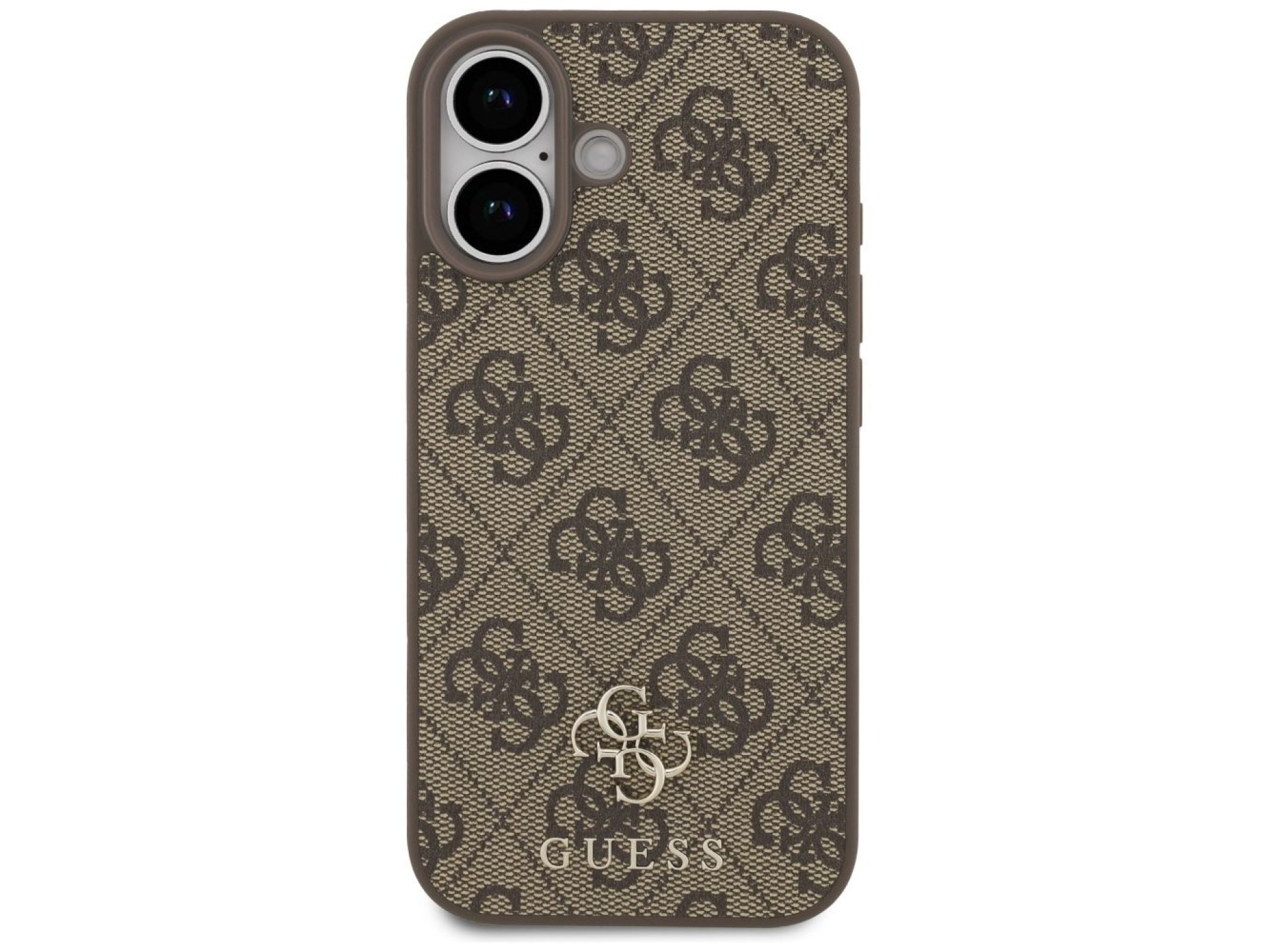 Funda Guess 4G pequeña con logo clásico y MagSafe para iPhone 17 - Marrón