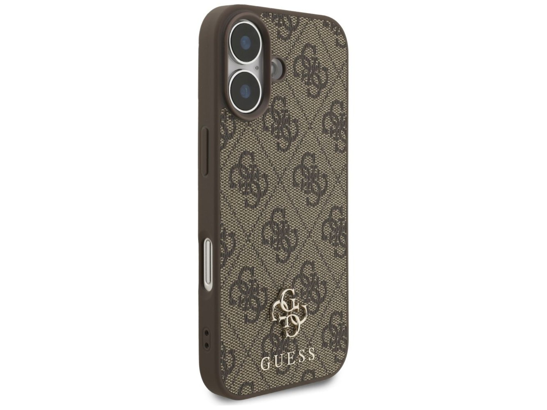 Funda Guess 4G pequeña con logo clásico y MagSafe para iPhone 17 - Marrón