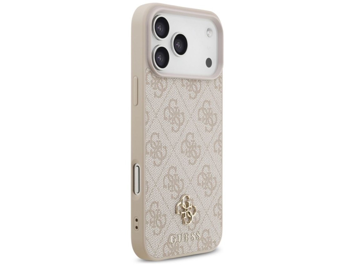 Capa Guess 4G Small 4G e Classic MagSafe para iPhone 17 Pro Max - rosa