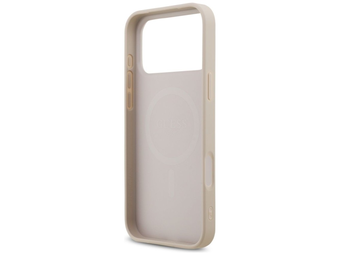 Capa Guess 4G Small 4G e Classic MagSafe para iPhone 17 Pro Max - rosa